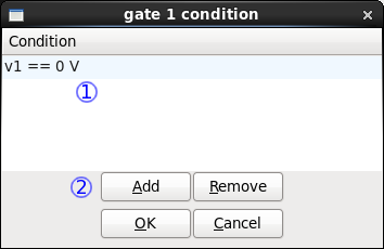 Condition variable editor.
